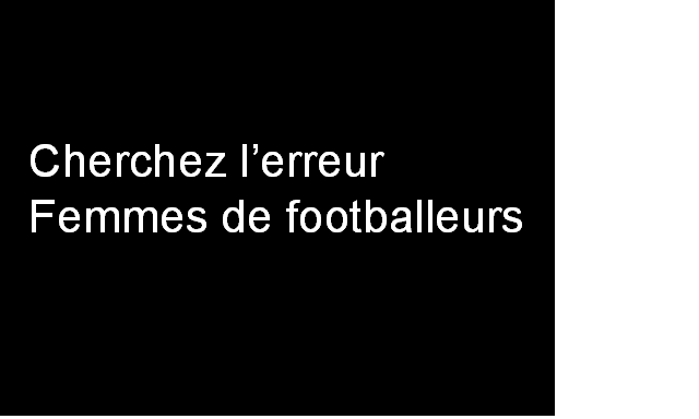 Femme de footballeur