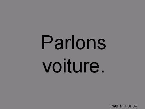voitures