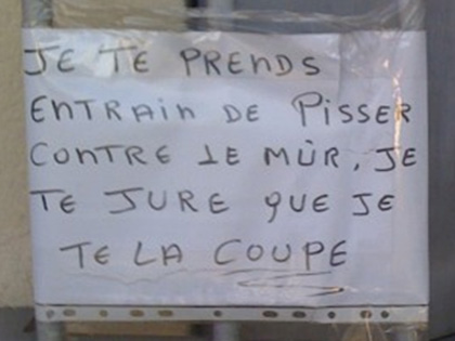 avertissements pour voisins